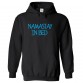 Namastay In Bed Funny Lazy Unisex Kids and Adults Pullover Hoodie